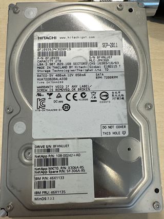 Disco Duro Hitachi 2TB SATA 7200RPM