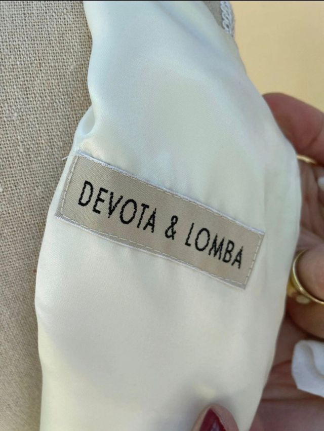 Vestido Novia Debota & Lomba Blanco