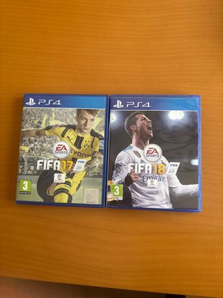 FIFA 17 y FIFA 18 PS4
