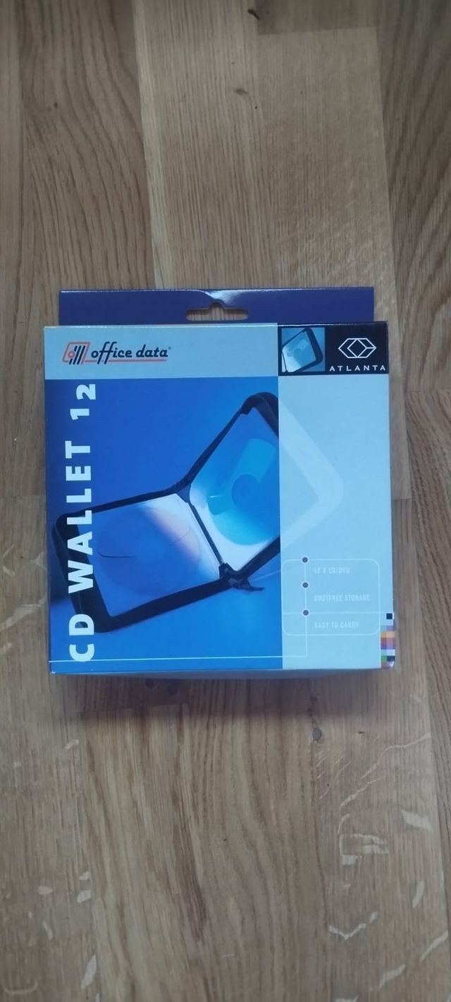 Estuche para 12 CDs/DVDs 