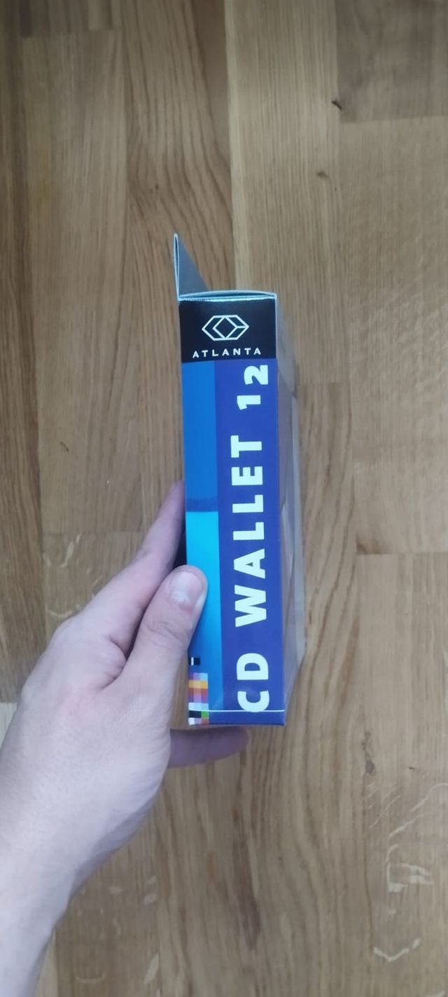 Estuche para 12 CDs/DVDs 