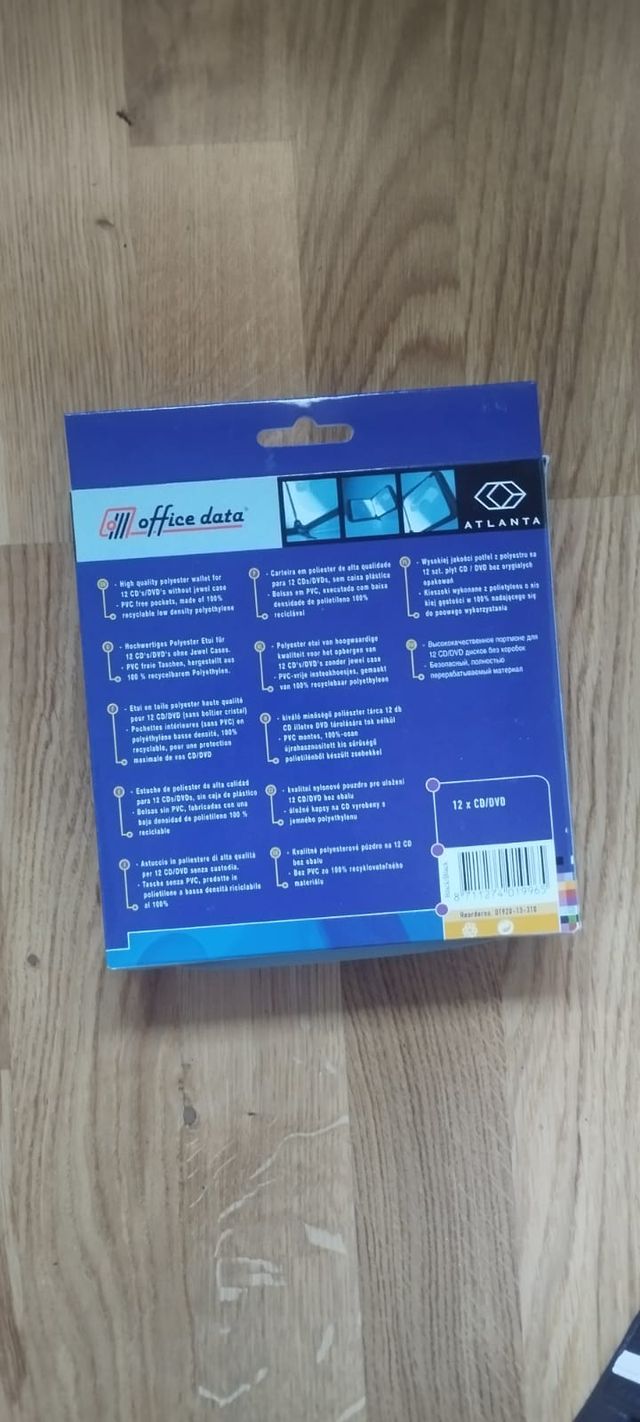 Estuche para 12 CDs/DVDs 