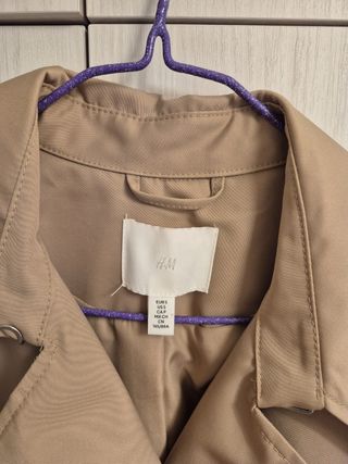 Gabardina larga H&M beige