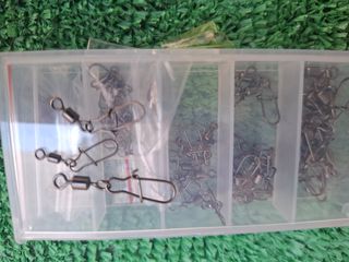 Caja 50 Conectores Giratorios Acero Inoxidable