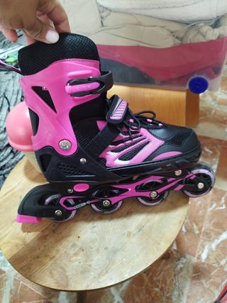 Patines en línea talla 38 con luces