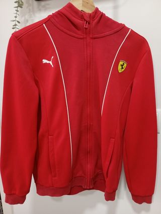 Sudadera Ferrari Niño Puma Roja