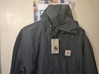 Chaqueta Carhartt Negra Impermeable Nueva