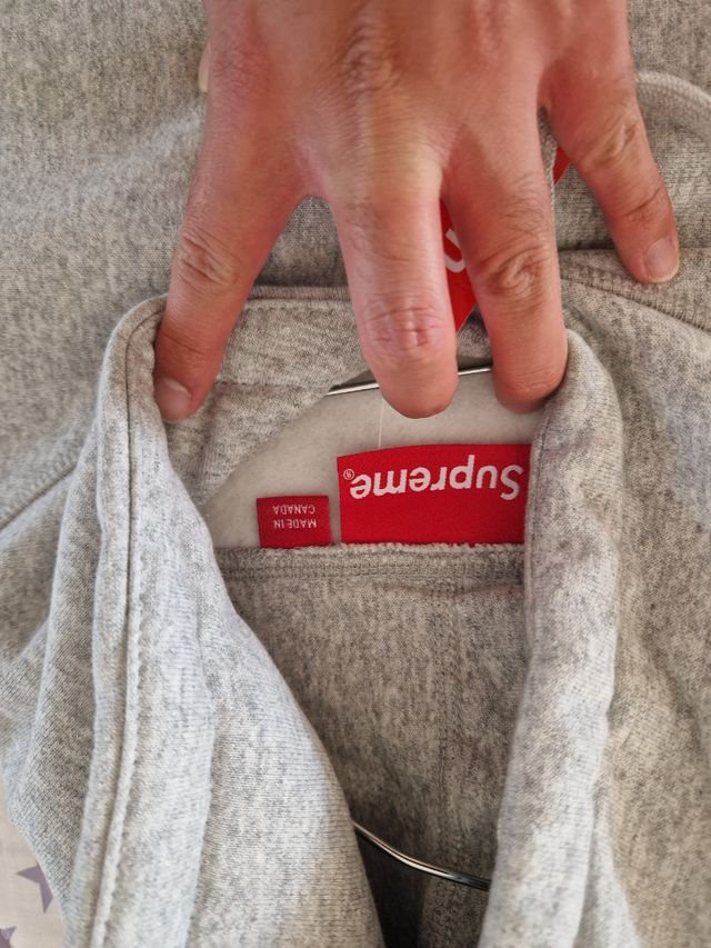 Felpa Supreme Grigia Taglia S