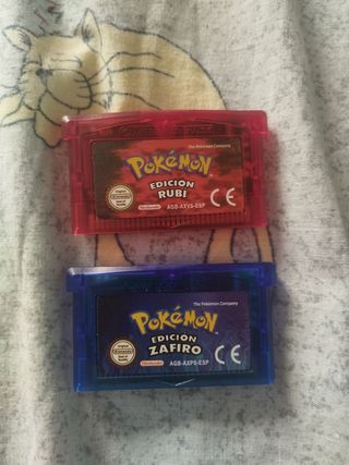Pack Pokmon Rubí y Zafiro GBA
