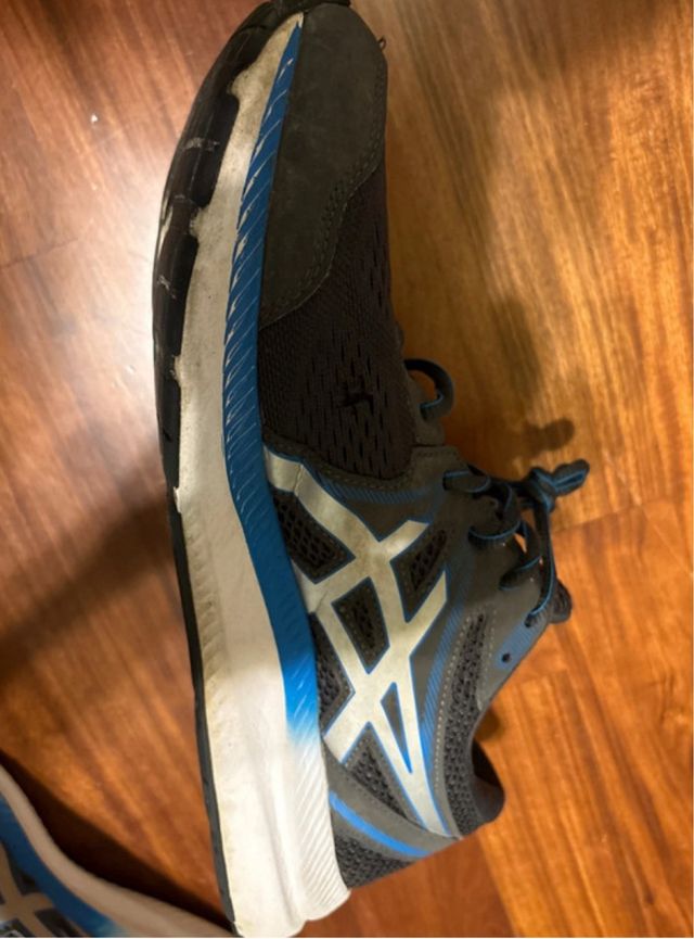 Scarpe Asics uomo/donna nere e blu