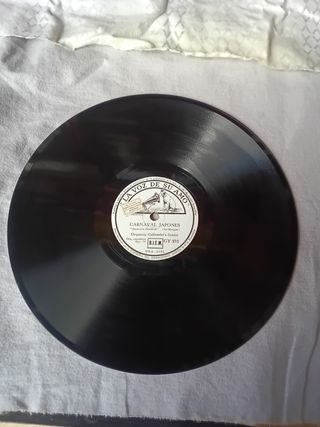 3 discos gramófono,  foxtrot,vals, zíngara.