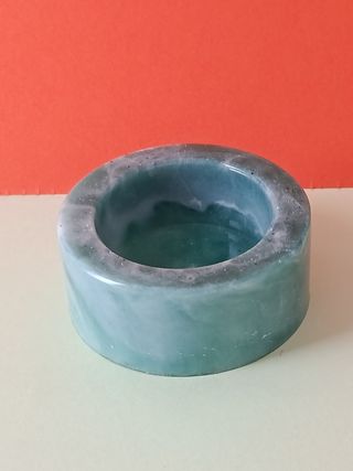 3 portacandele in resina