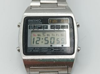 【激レア】　SEIKO クロノグラフ '70s デジタル　　M929-4000 Reloj Seiko Cronógrafo Digital Vintage M929-4000 de segunda mano