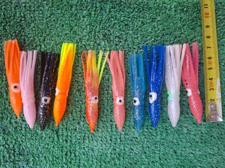 Lote 9 Pulpos Señuelo Pesca