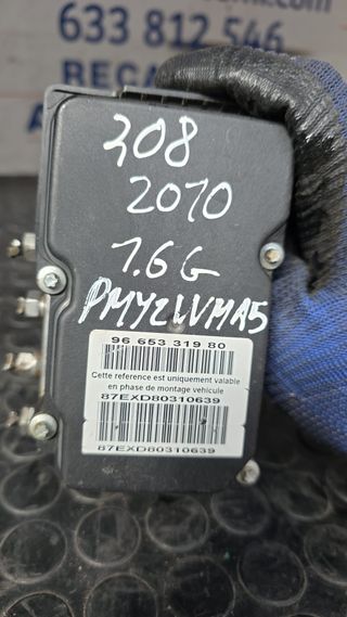 MODULO ABS PEUGEOT 308 1.6i 2010 0265231796