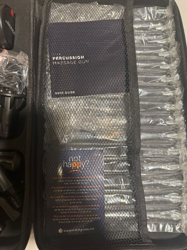 Pistola Masaje Percusión + Accesorios