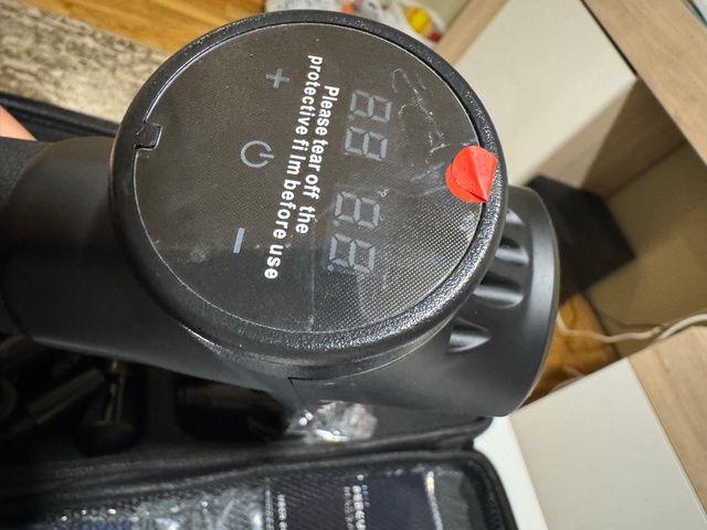 Pistola Masaje Percusión + Accesorios