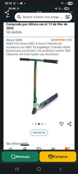 Patinete SOKE EVO Street ABEC-9 Stunt