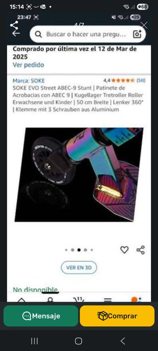 Patinete SOKE EVO Street ABEC-9 Stunt