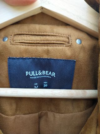 Chaqueta Pull & Bear Talla M Marrón