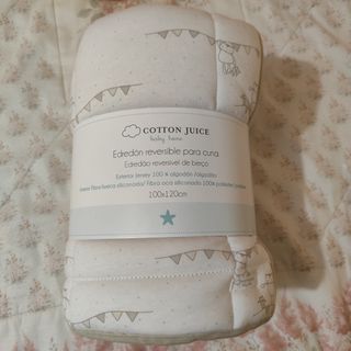 Edredón reversible cuna Cotton Juice 100x120