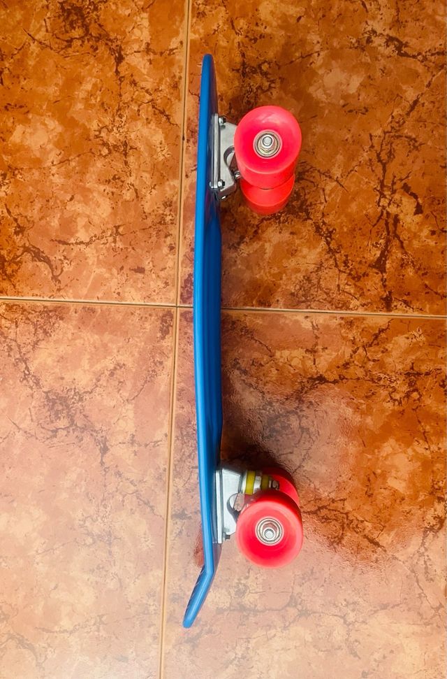MONOPATÍN RETRO AZUL/ROJO