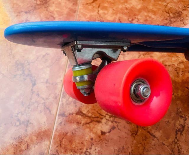 MONOPATÍN RETRO AZUL/ROJO