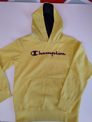 Felpa gialla Champions 9anni