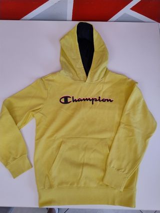 Felpa gialla Champions 9anni