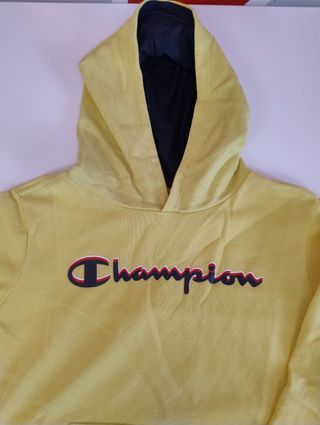 Felpa gialla Champions 9anni