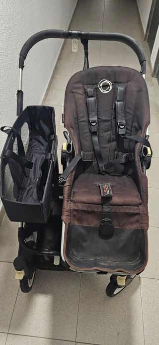 Bugaboo Donkey Silla Gemelar Marrón