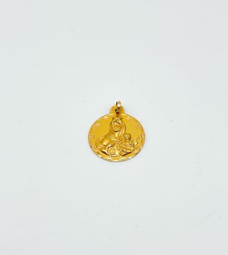 Colgante Virgen del Carmen de oro 18k