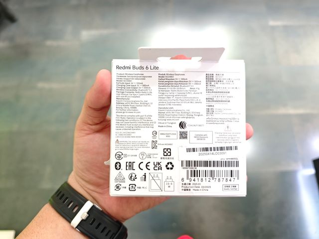 Auriculares Xiaomi Redmi Buds 6 Lite Blancos