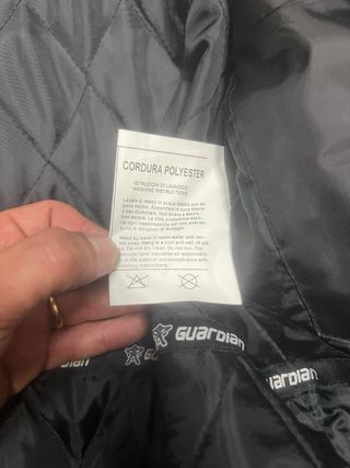 Giacca da moto Guardian nera