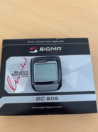 Sigma BC 906 Cuenta Kilómetros Negro