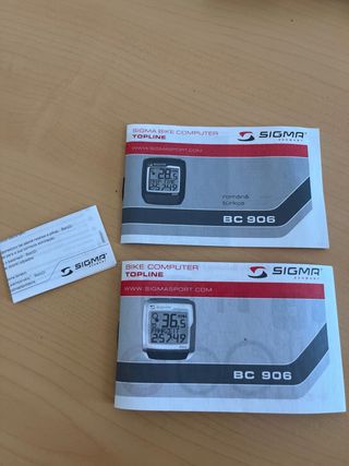 Sigma BC 906 Cuenta Kilómetros Negro