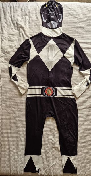 Disfraz Power Ranger Negro Talla M MorphCostumes