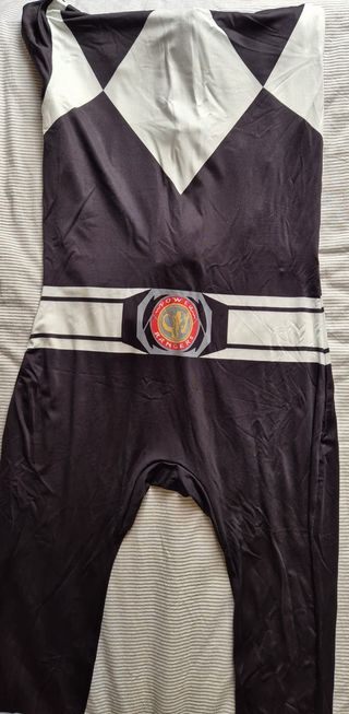 Disfraz Power Ranger Negro Talla M MorphCostumes