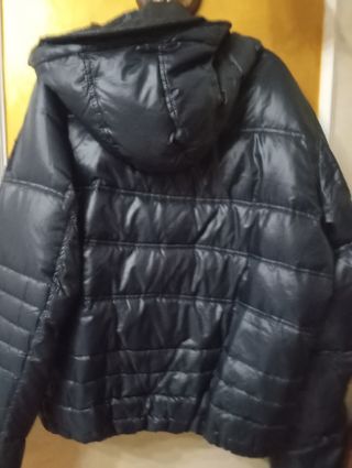 Piumino Bambuooge Uomo XL Blu Cappuccio
