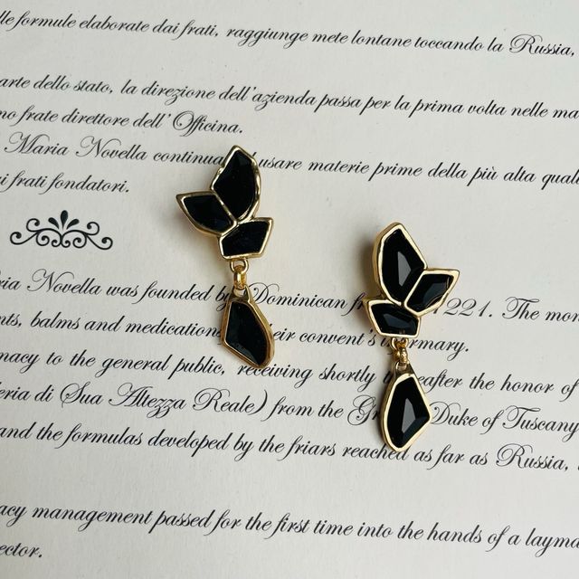 Orecchini cigno nero