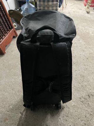 Patinete Eléctrico Azul con Cargador y Bolsa