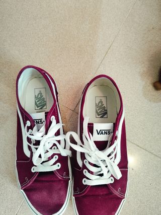 Zapatillas Vans Granate