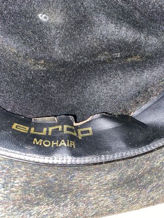 Cappello in mohair grigio