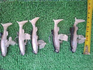 4 Peces de Silicona para Pesca