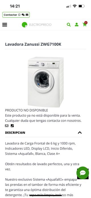 Lavadora blanca zanussi de fondo 45