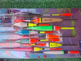 Lote 10 Flotadores Pesca Variados