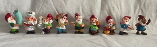 Lote 9 Figuras Gnomos Cocineros
