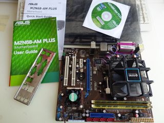 Placa Base ASUS M2N68-AM PLUS + CPU AMD Athlon 64