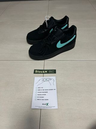 Nike Air Force 1 Tiffany Negro y Turquesa