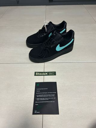 Nike Air Force 1 Tiffany Negro y Turquesa